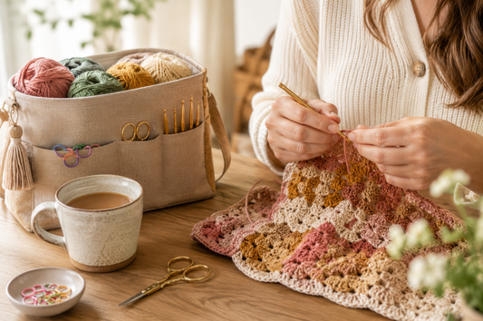 How to Create a Beautiful Craft Corner: Crochet Kits, Yarn Storage, and the Joy of Making by Hand