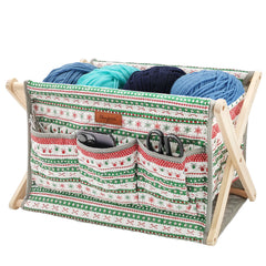 Yarn Caddy Large Size Yarn Storage Organizer for Yarn Skeins-Organizer for Crochet Hooks Knitting Needles Other Accessories