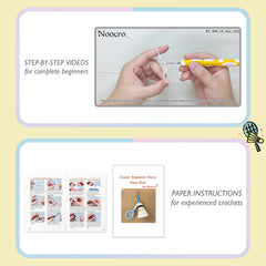 Woolique Studio Badminton Crochet Keychain Kit - Beginner Friendly DIY Bag Charm, Video Tutorials