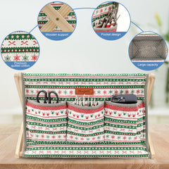 Large Yarn Caddy Organiser product photo with Woolique craft details for makers and Australian handmade craft projects