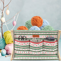 Large Yarn Caddy Organiser product view 24 with Woolique craft details for makers