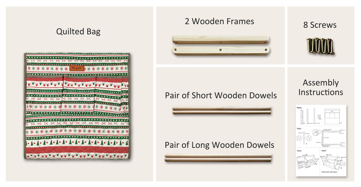 Large Yarn Caddy Organiser product view 16 with Woolique craft details for makers