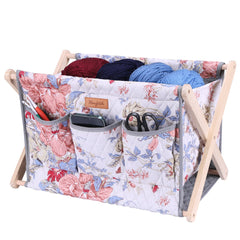 Yarn Caddy Large Size Yarn Storage Organizer for Yarn Skeins-Organizer for Crochet Hooks Knitting Needles Other Accessories
