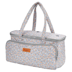Yarn Bag-Large Size-Yarn Storage Organizer with Grommets-Portable Crochet Bag for Yarn Skeins-Crochet Hooks-Knitting Needles -Other Accessories