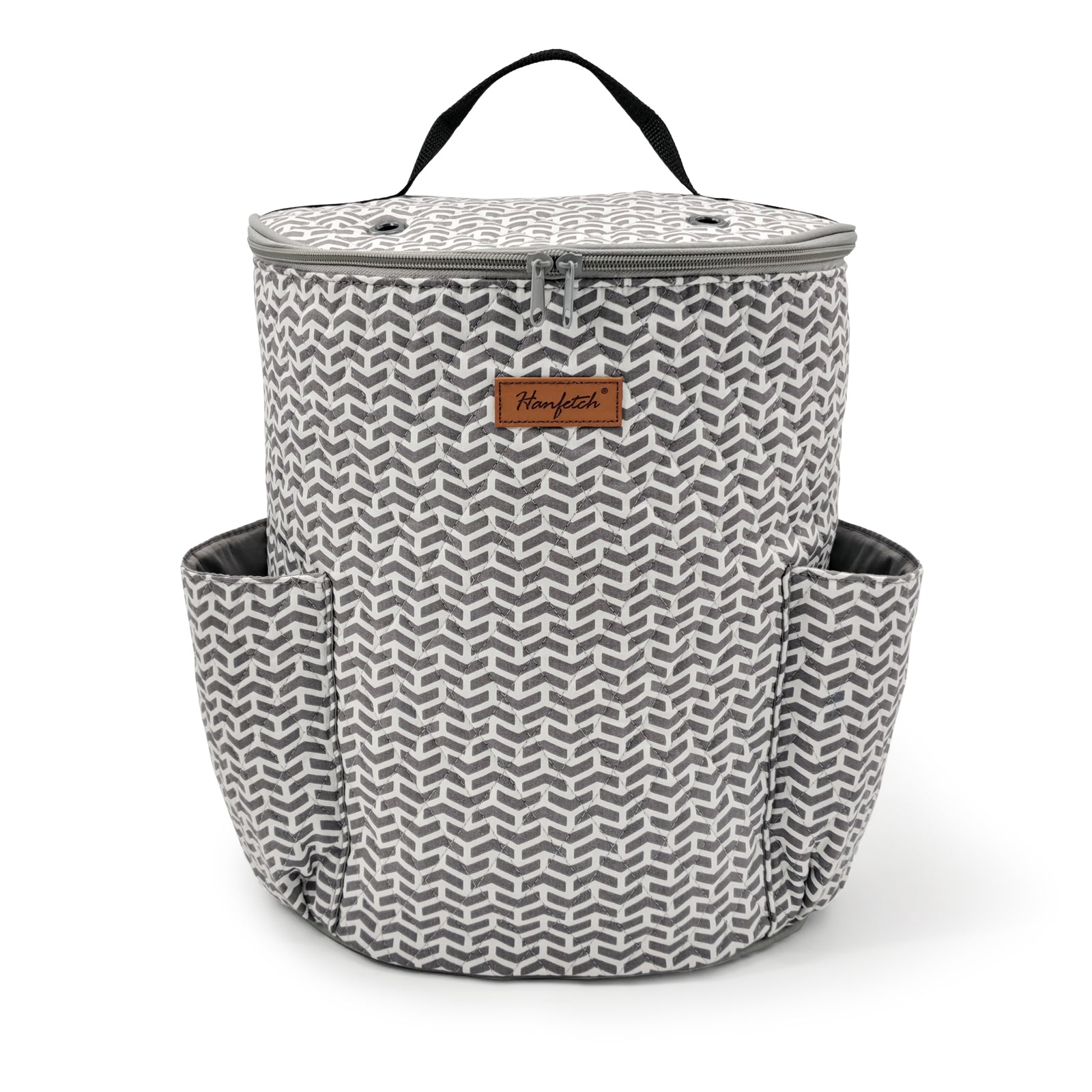 Cylindrical Yarn Storage Bag product view 8 with Woolique craft details for makers