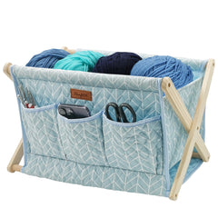 Yarn Caddy Large Size Yarn Storage Organizer for Yarn Skeins-Organizer for Crochet Hooks Knitting Needles Other Accessories