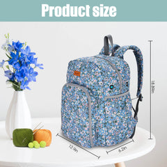 Yarn Storage Organizer Knitting Bag Backpack - Large Size with Grommets, Portable for Yarn Skeins, Crochet Hooks, Knitting Needles and Other Accessorie