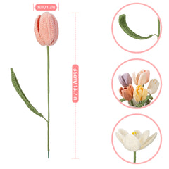 Kit for Beginners, Starter Kit, Flower, Flower Bouquet, Tulip, with Step by Step Tutorial Video and Detailed Instruction Complete Kit Craft Supplies Holiday Gift