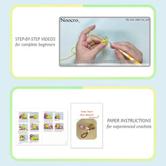 Tennis Crochet Keychain Kit product view 16 with Woolique craft details for makers