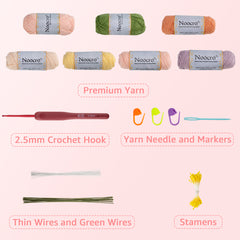 Kit for Beginners, Starter Kit, Flower, Flower Bouquet, Tulip, with Step by Step Tutorial Video and Detailed Instruction Complete Kit Craft Supplies Holiday Gift