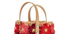 Kit for Intermediate or Advanced Level, Floral Raffia Bucket Bag, Purse, Step by Step Video Tutorial, Detailed Instruction Complete Kit Craft Supplies Holiday Gift