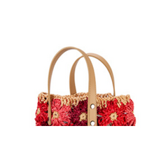 Kit for Intermediate or Advanced Level, Floral Raffia Bucket Bag, Purse, Step by Step Video Tutorial, Detailed Instruction Complete Kit Craft Supplies Holiday Gift