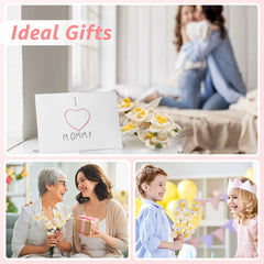 Kit for Beginners, Starter Kit Afghan Crochet, Flower, Flower Bouquet, Orchids, Step by Step Tutorial Video, Detailed Instruction Craft Supplies Holiday Gift (Vase not Include)