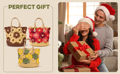 Kit for Intermediate or Advanced Level, Floral Raffia Bucket Bag, Purse, Step by Step Video Tutorial, Detailed Instruction Complete Kit Craft Supplies Holiday Gift
