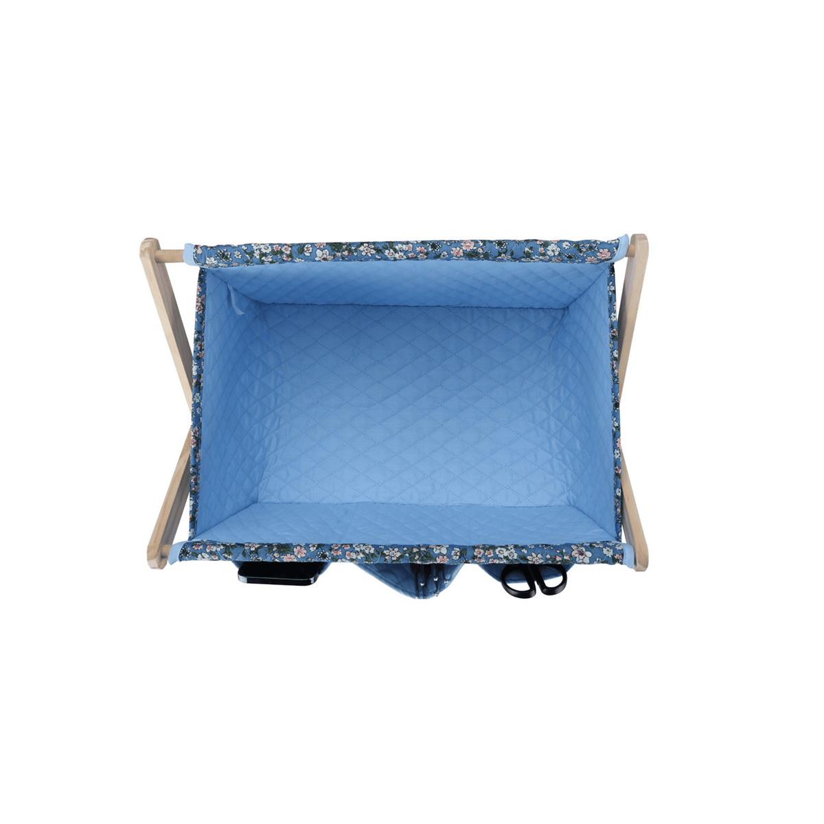 Large Yarn Caddy Organiser product view 2 with Woolique craft details for makers