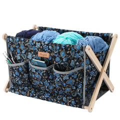 Yarn Caddy Large Size Yarn Storage Organizer for Yarn Skeins-Organizer for Crochet Hooks Knitting Needles Other Accessories