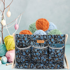 Yarn Caddy Large Size Yarn Storage Organizer for Yarn Skeins-Organizer for Crochet Hooks Knitting Needles Other Accessories