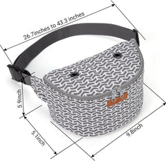 Yarn Crossbody Waist bag Small Yarn Storage Organizer for Yarn Skeins-Organizer for Crochet Hooks and Other Accessories