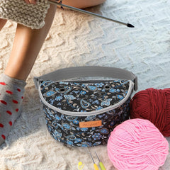 Yarn Crossbody Waist bag Small Yarn Storage Organizer for Yarn Skeins-Organizer for Crochet Hooks and Other Accessories