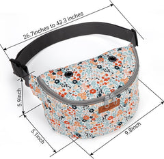 Yarn Crossbody Waist bag Small Yarn Storage Organizer for Yarn Skeins-Organizer for Crochet Hooks and Other Accessories